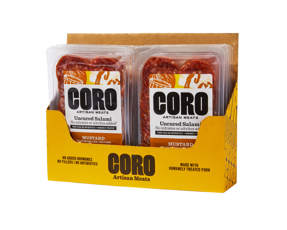 Mustard Salami Sliced Pack – Coro Foods